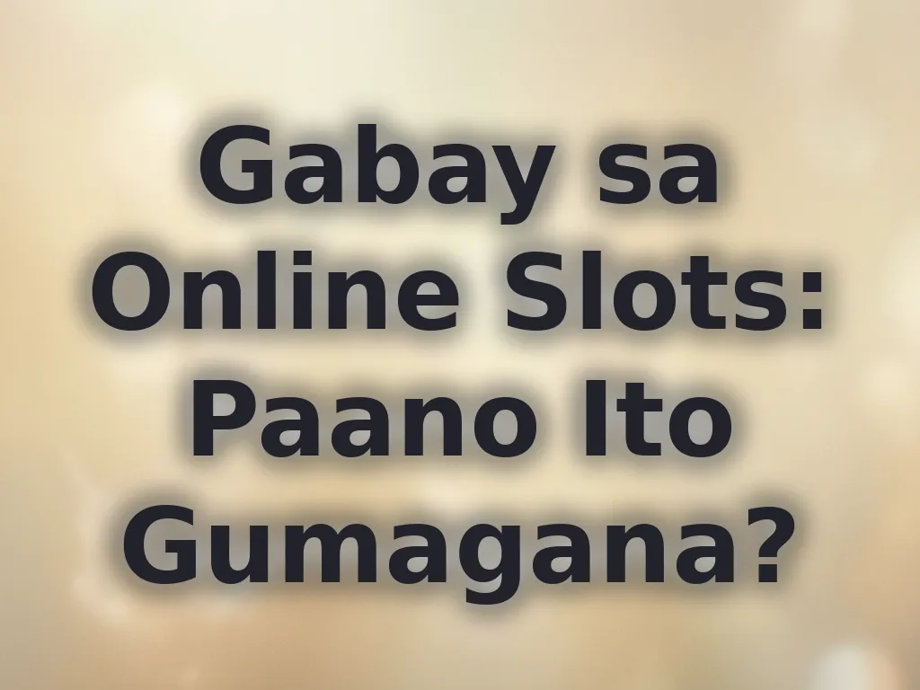 Gabay sa Online Slots